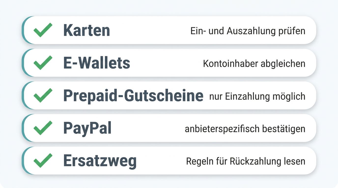 Zahlungsmethoden für deutsche Wettkunden